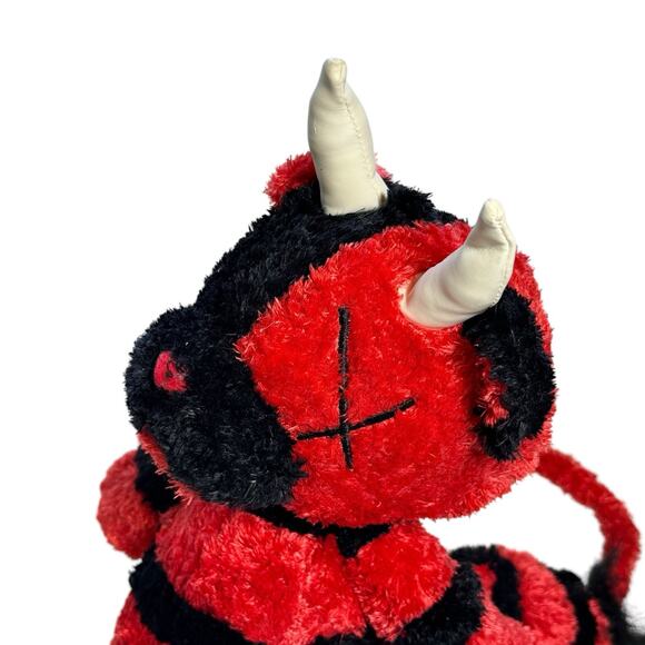 Screw Loose Toys Odd Squad Red Plush 2004 Beezle Bub Bear Devil Alex Pardee - Picture 5 of 8